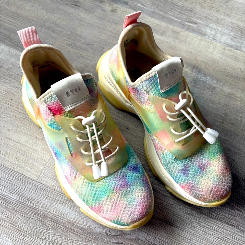 Steve Madden pink tie dye sneakers
